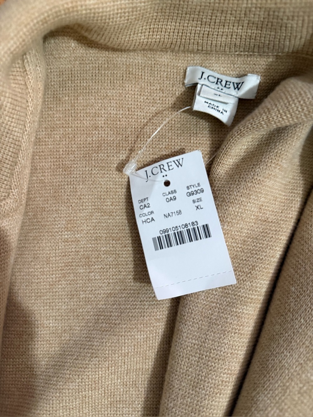 J. Crew NWT❗️School Boy Camel Button Knit Blazer Jacket - Picture 4 of 10